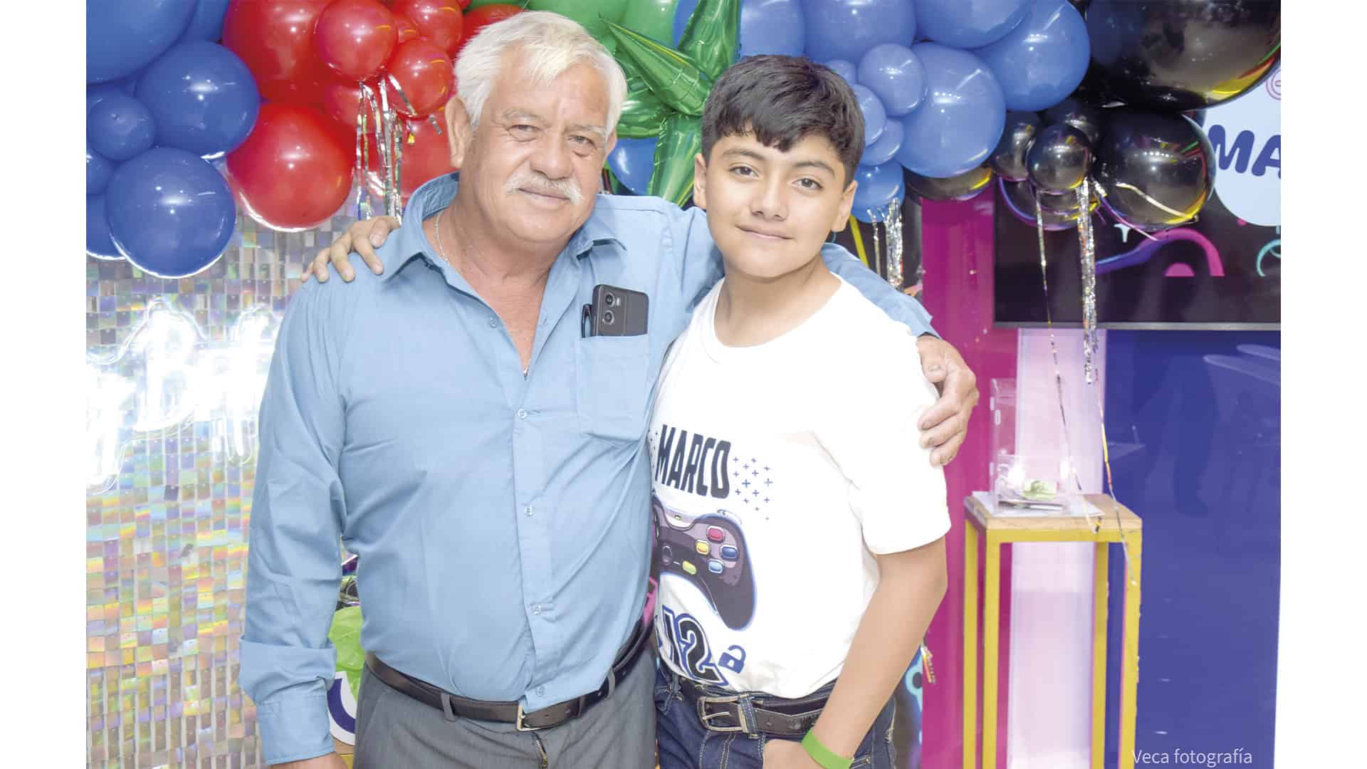 Marco Gianluca celebra su cumplea&ntilde;os 12 rodeado de familia y amigos