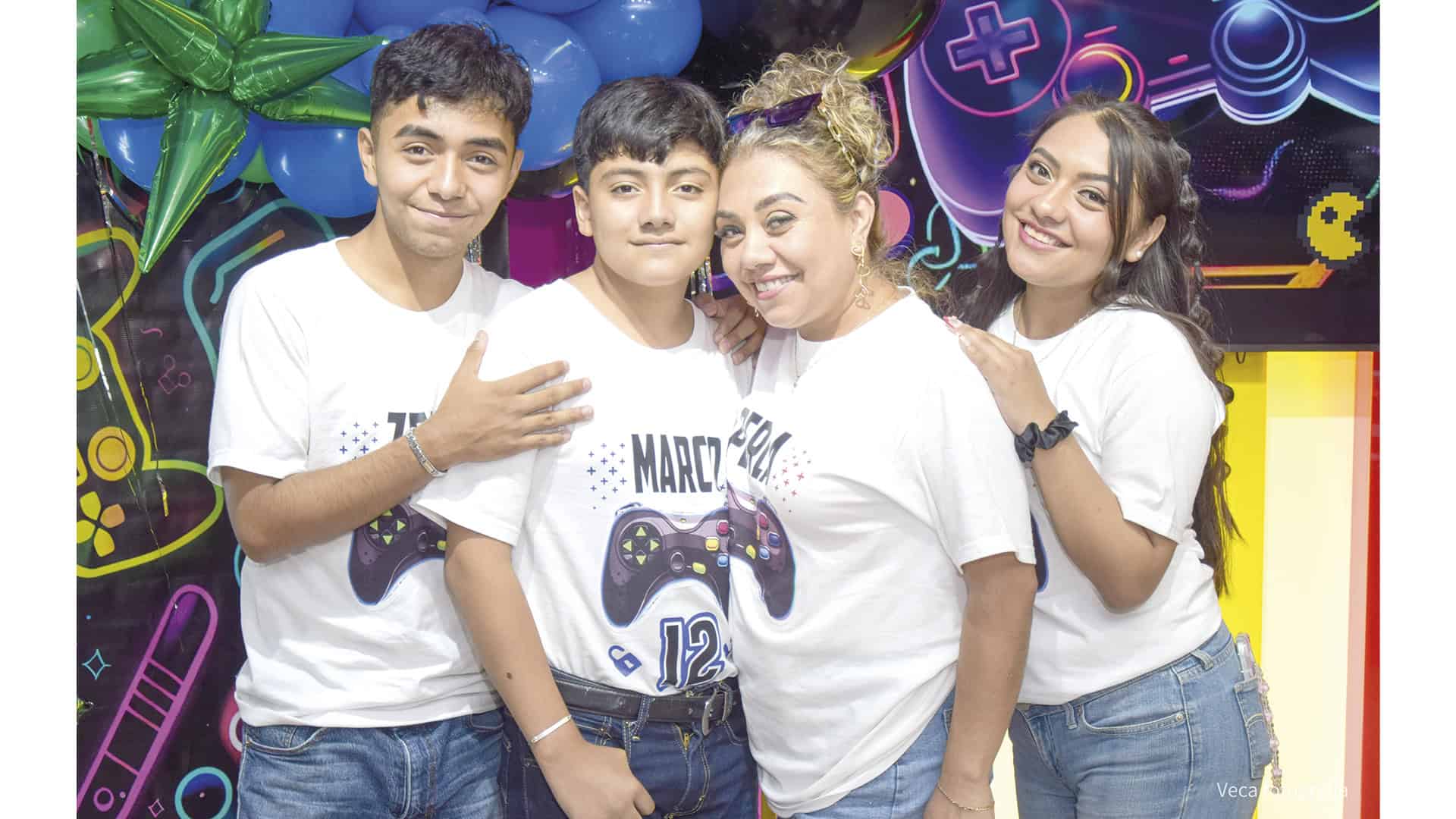 Marco Gianluca celebra su cumplea&ntilde;os 12 rodeado de familia y amigos