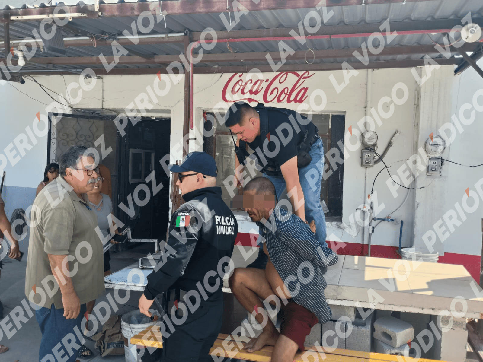 Detienen a hombre tras intento de asalto en Frontera