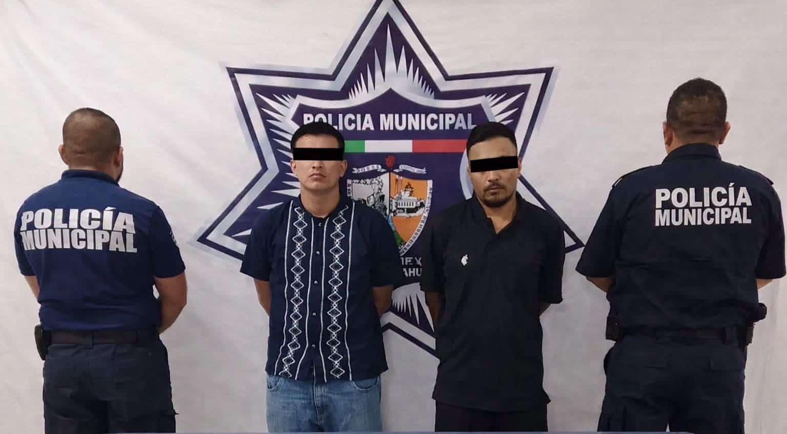 Detienen a dos hombres en Sabinas por posesión de cristal Detienen a dos hombres en Sabinas por posesión de cristal