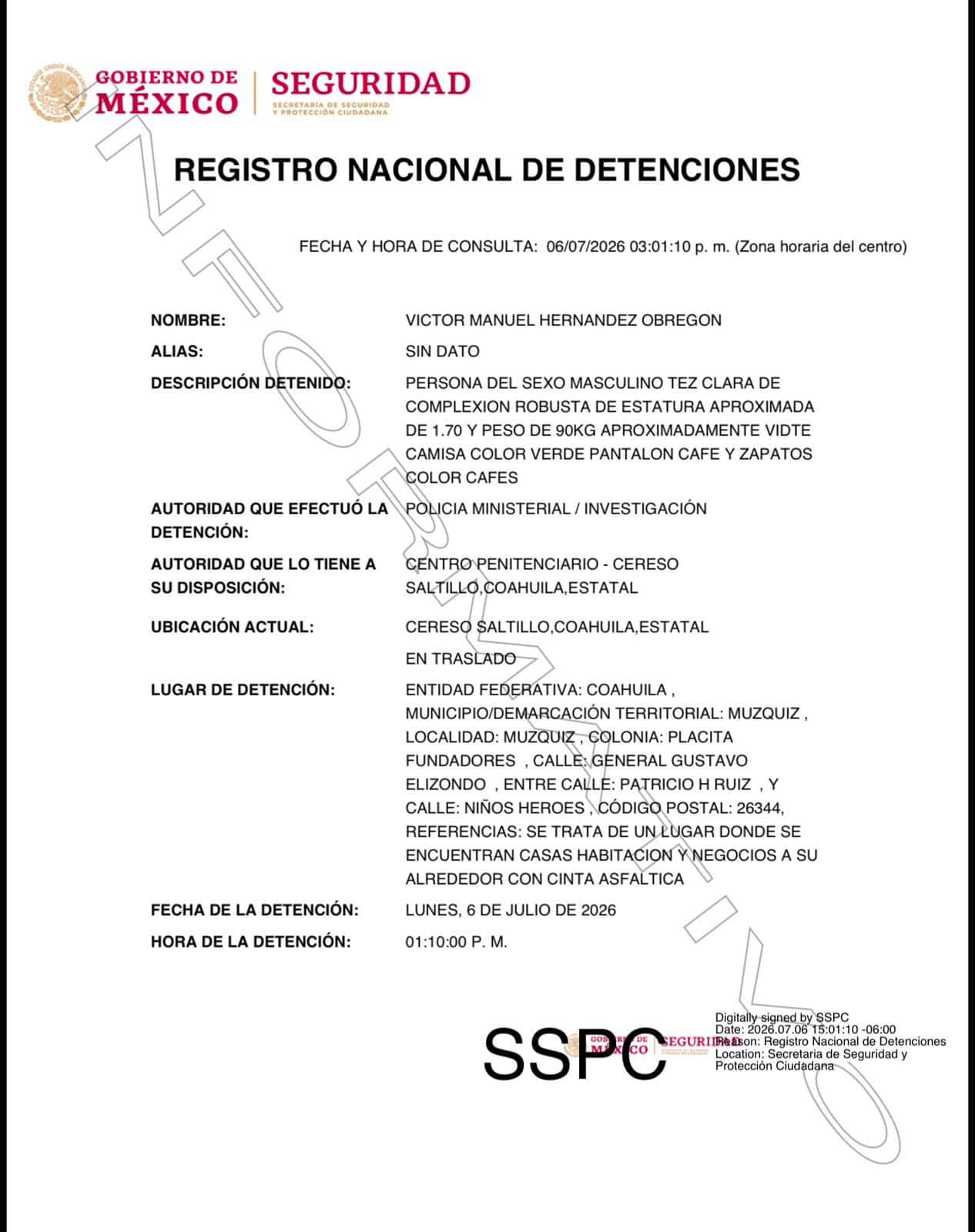 Ejecutan arresto contra Ex tesorero de Tania N