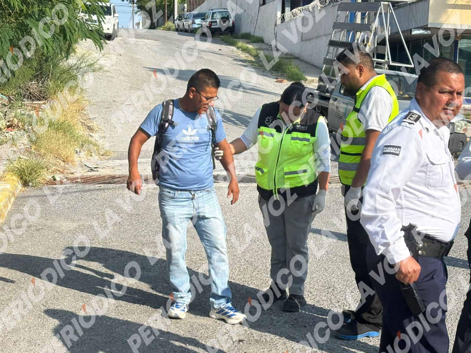 Ciclista sufre accidente en Monclova