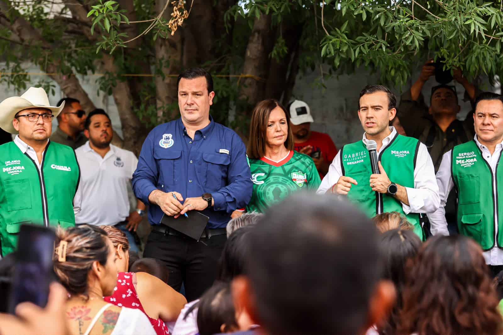 Recorren calles de Frontera por la seguridad