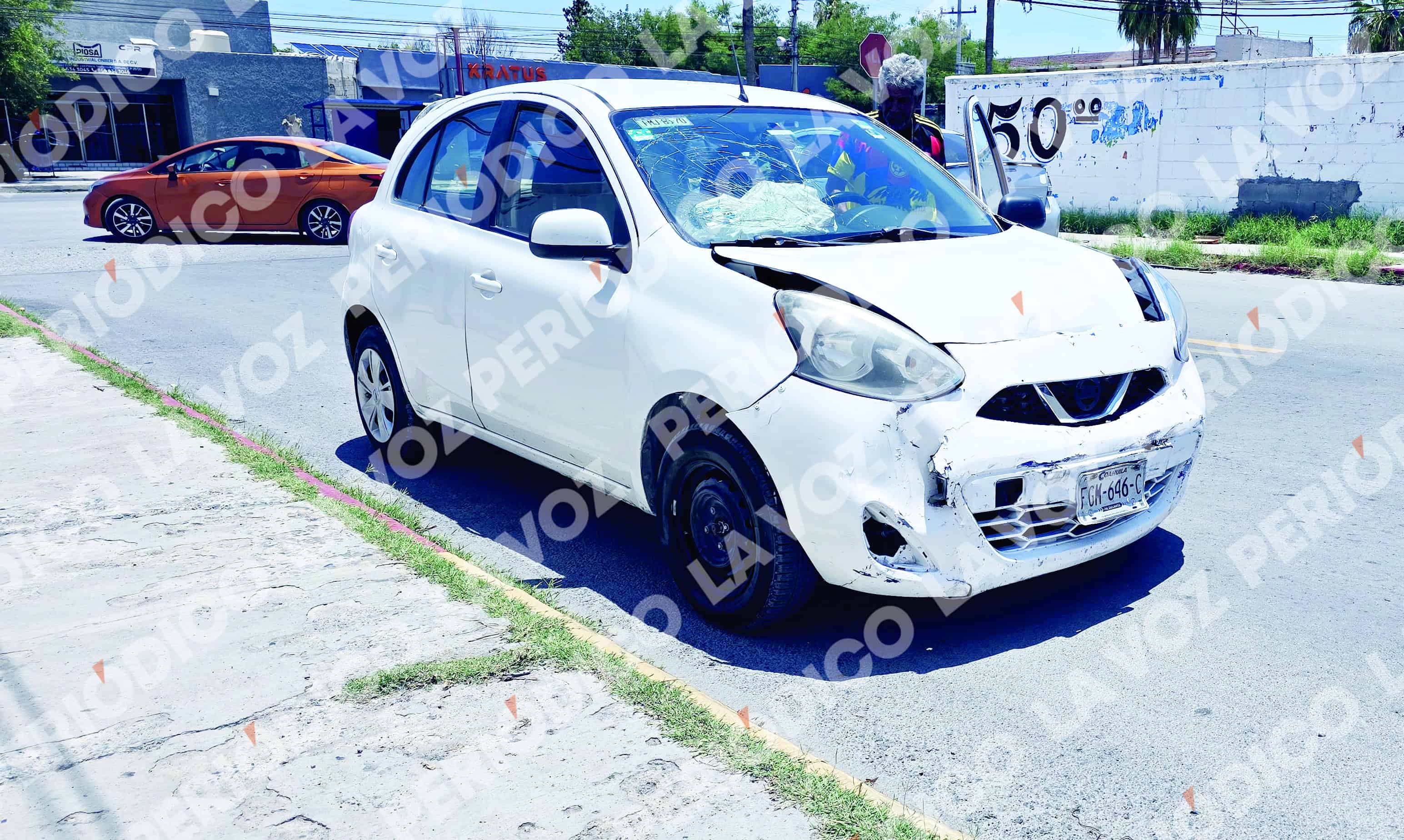 Accidente en Monclova: mujer embarazada resulta lesionada