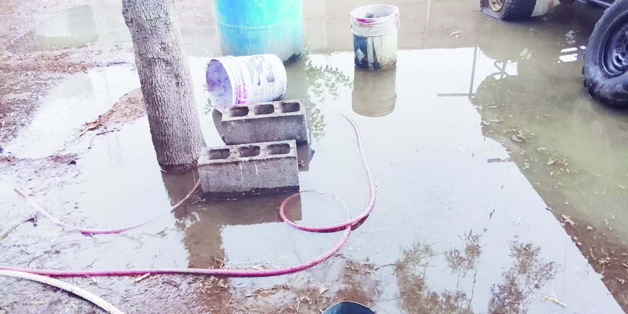 Habitantes de Chinameca denuncian brote de aguas negras: SIMAS responde