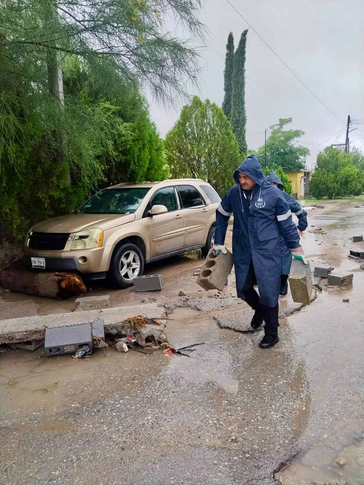 AIC refuerza apoyo a la poblaci&oacute;n en Casta&ntilde;os tras lluvias