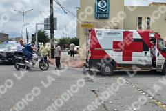 Accidente vial en Monclova: motociclista de Rappi impacta camioneta Accidente vial en Monclova: motociclista de Rappi impacta camioneta