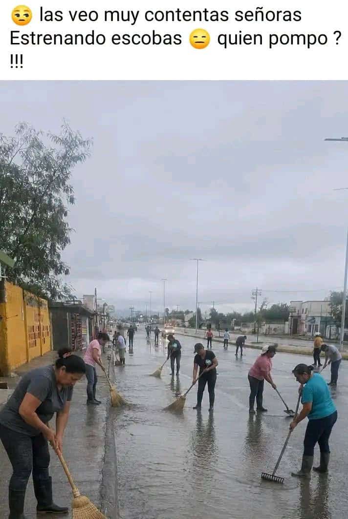 Comerciante forrajera se vuelve viral tras lluvia