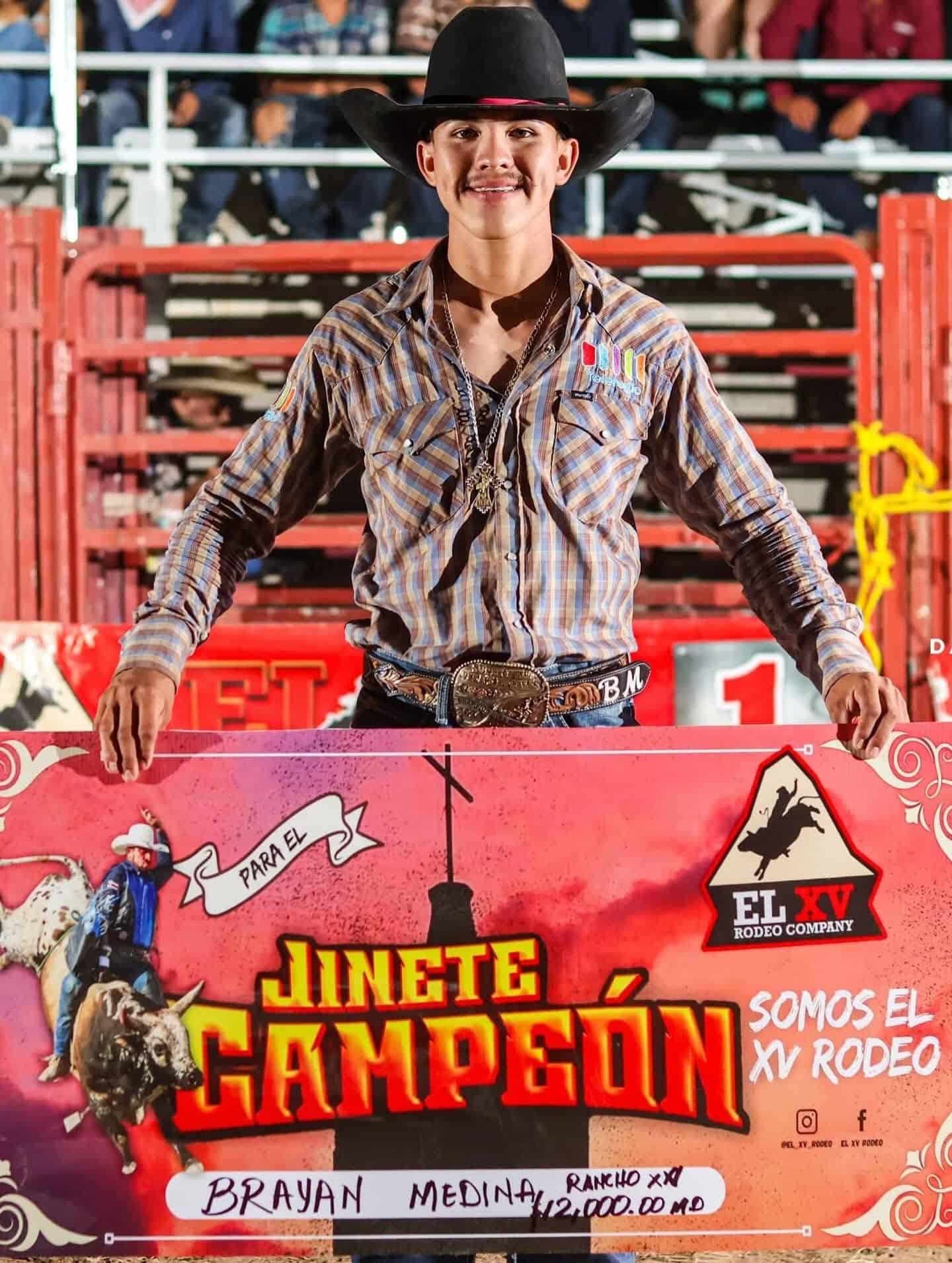 Brayan Medina regresa al evento que marc&oacute; su carrera en el rodeo