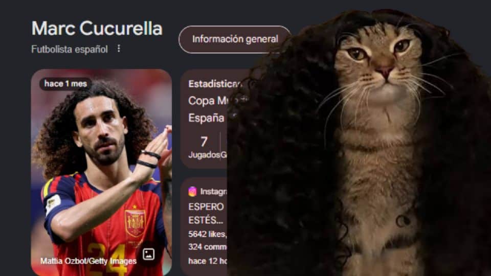 Google homenajea a Marc Cucurella en la Copa del Mundo 2026