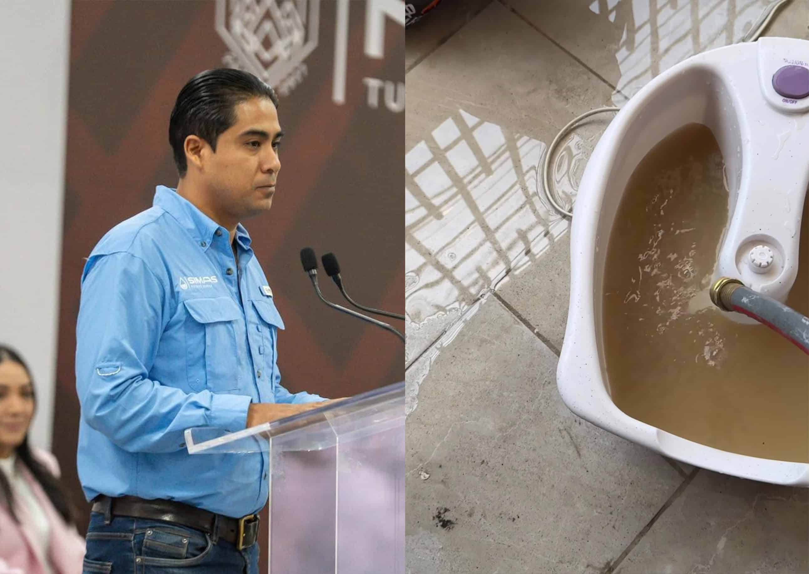 Sin Menera ....sigue el agua turbia en Piedras Negras; "es la infraestructura"