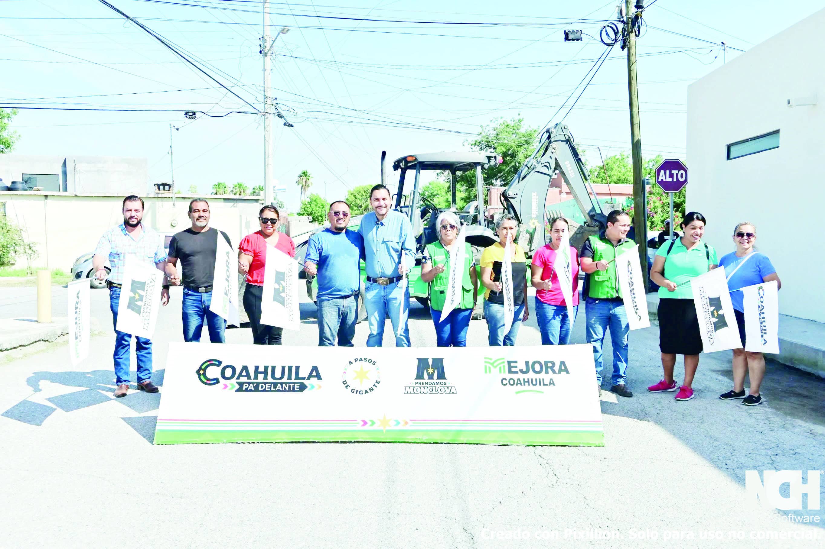 Carlos Villarreal arranca rehabilitaci&oacute;n de agua potable en Monclova