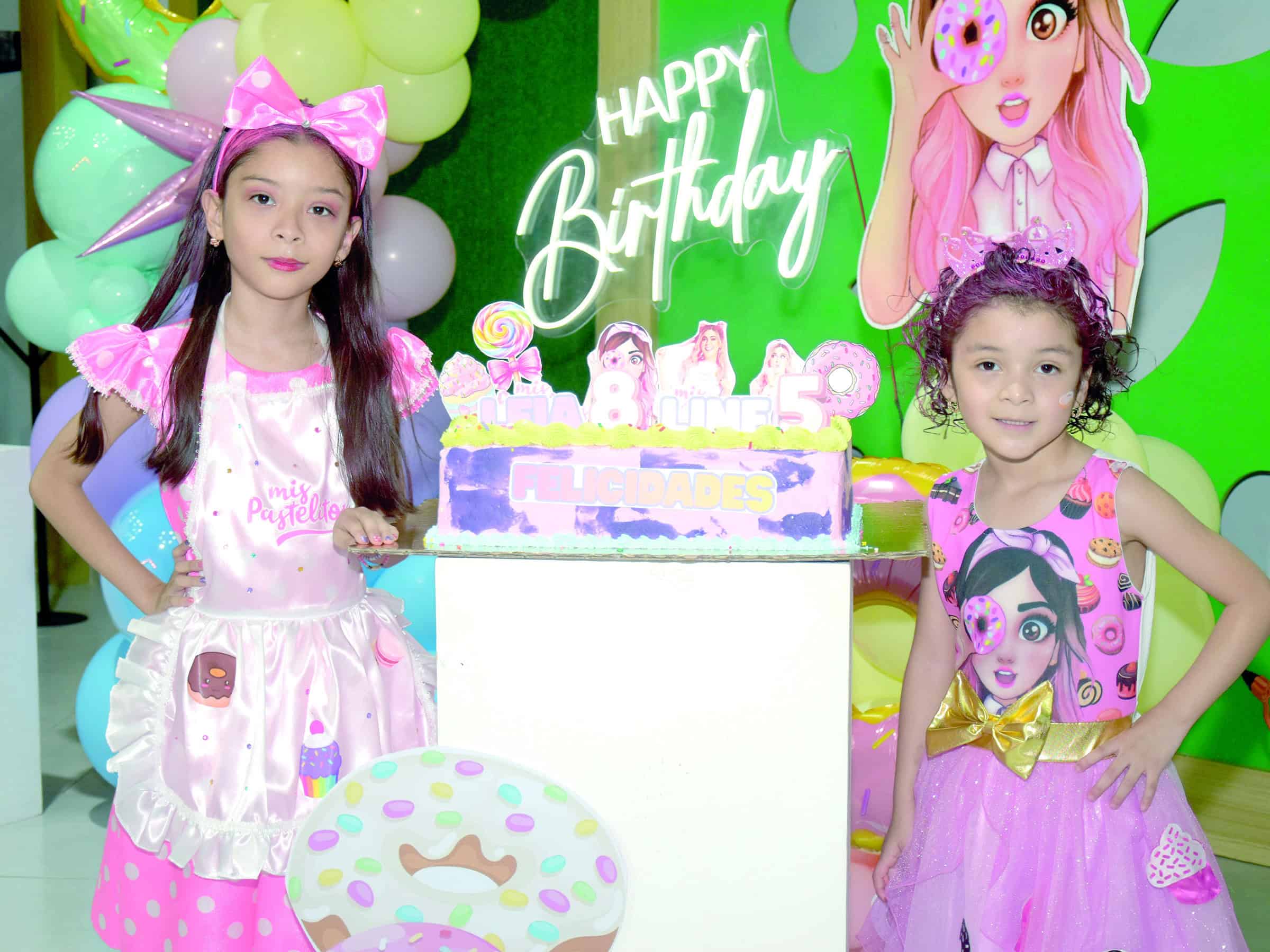 Hermanas Leia y Line celebran sus cumplea&ntilde;os en Monclova