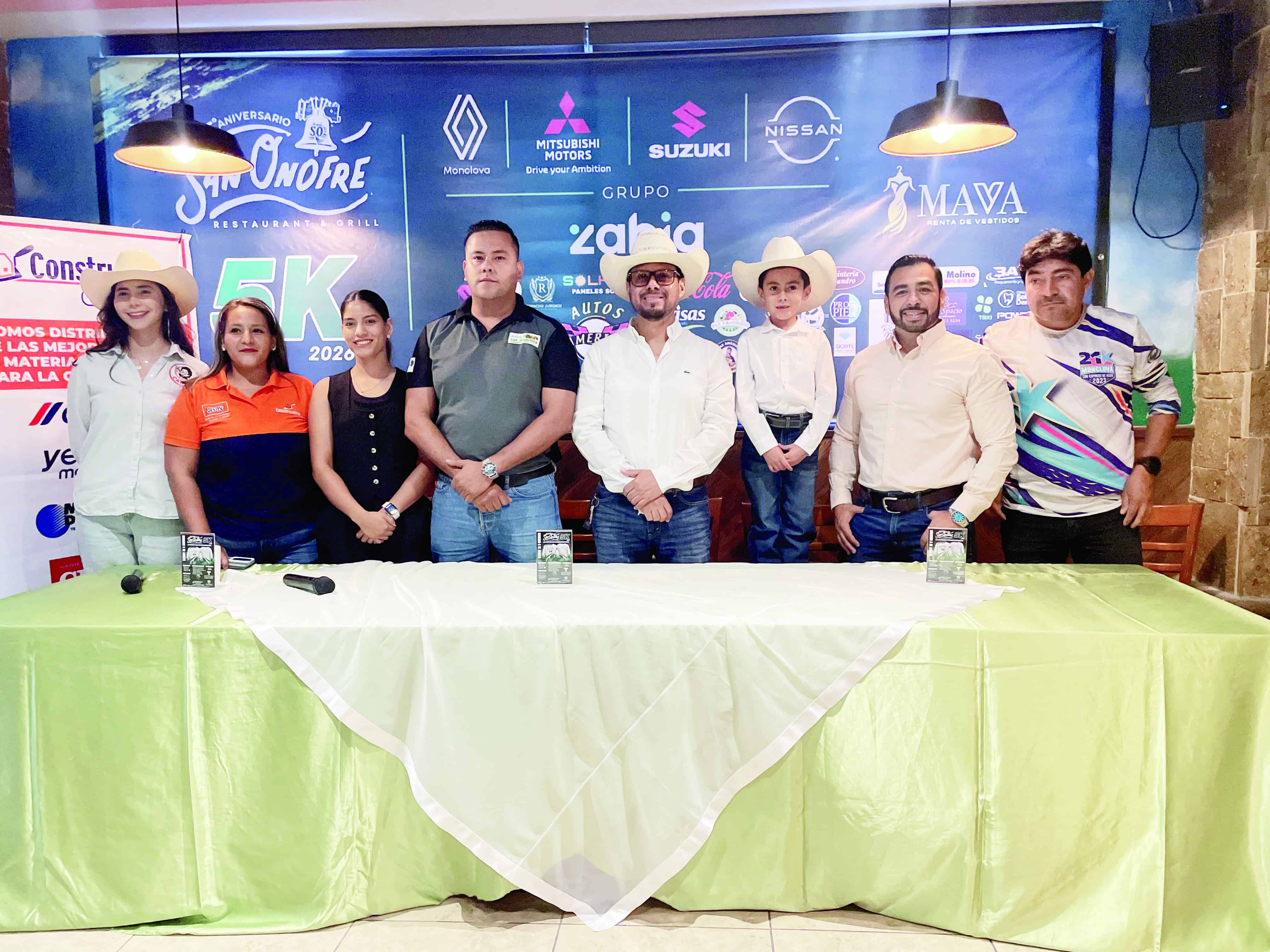 Carrera 5 kilómetros en Monclova: San Onofre Restaurant celebra su aniversario Carrera 5 kilómetros en Monclova: San Onofre Restaurant celebra su aniversario