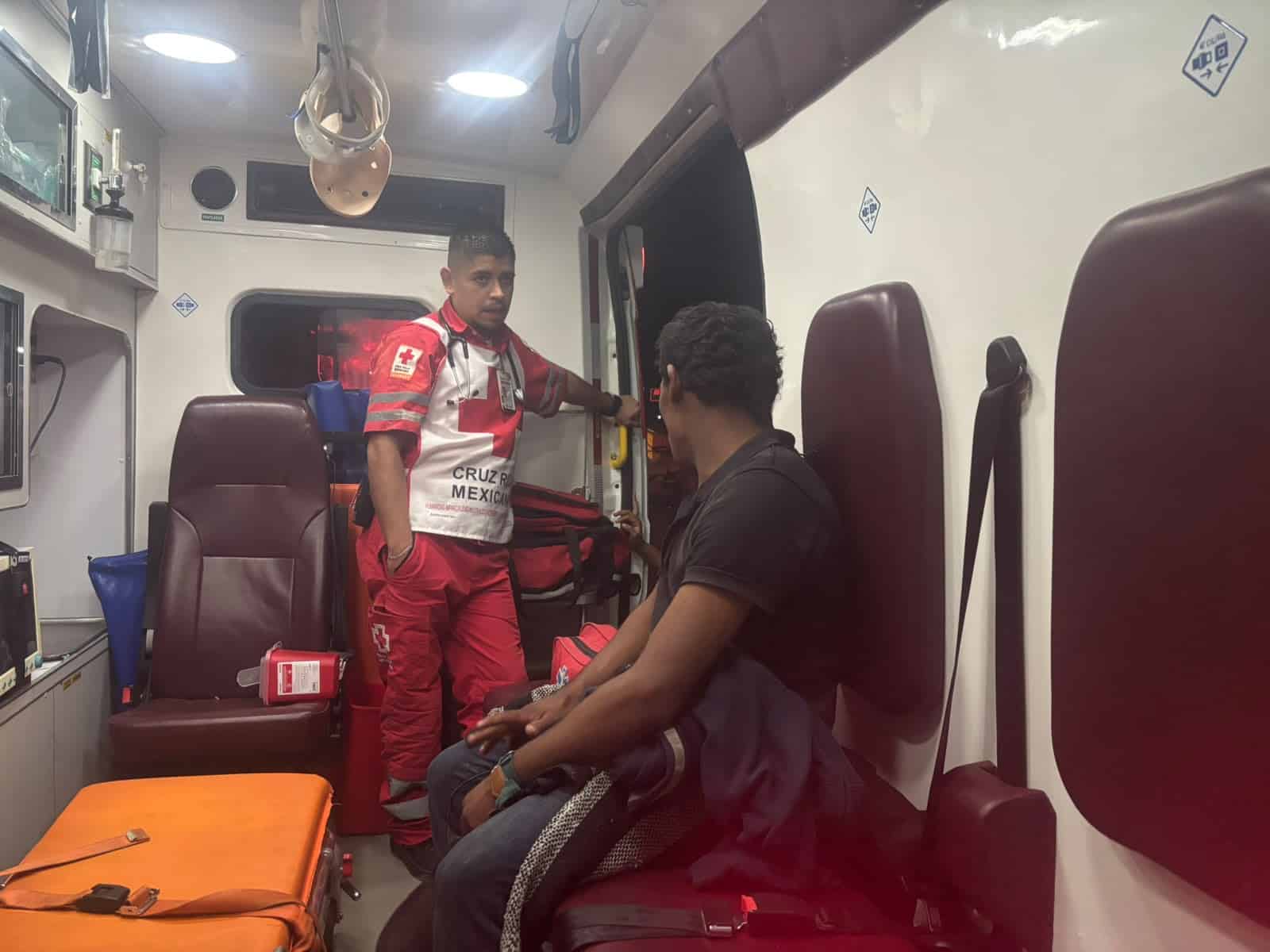 Evitan tragedia en el calicanto.