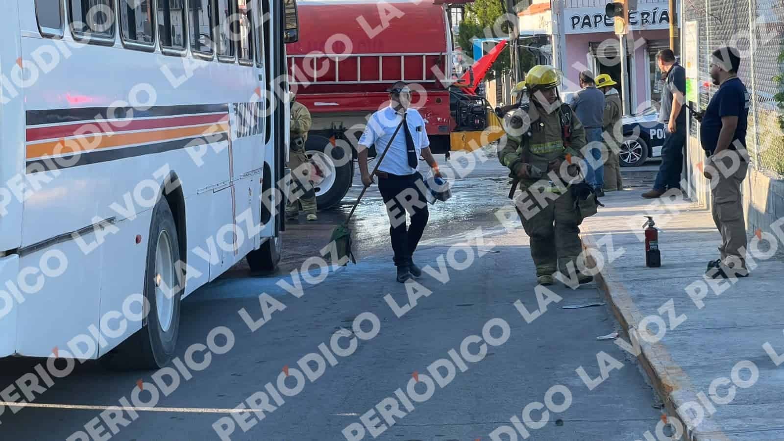Operador evita tragedia al incendiarse cami&oacute;n