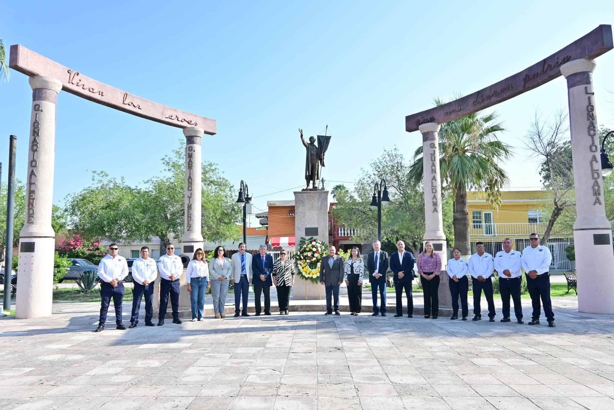 Monclova conmemora a Miguel Hidalgo en su 215 aniversario luctuoso