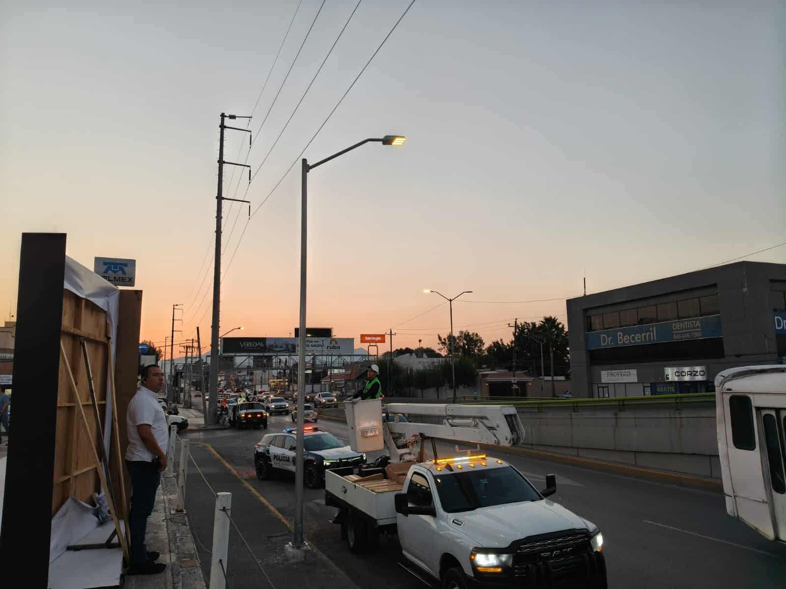Robo de cableado afecta el alumbrado p&uacute;blico en Saltillo