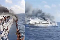 Incendio en ferry de Indonesia deja desaparecidos mientras continúan las labores de rescate Incendio en ferry de Indonesia deja desaparecidos mientras continúan las labores de rescate