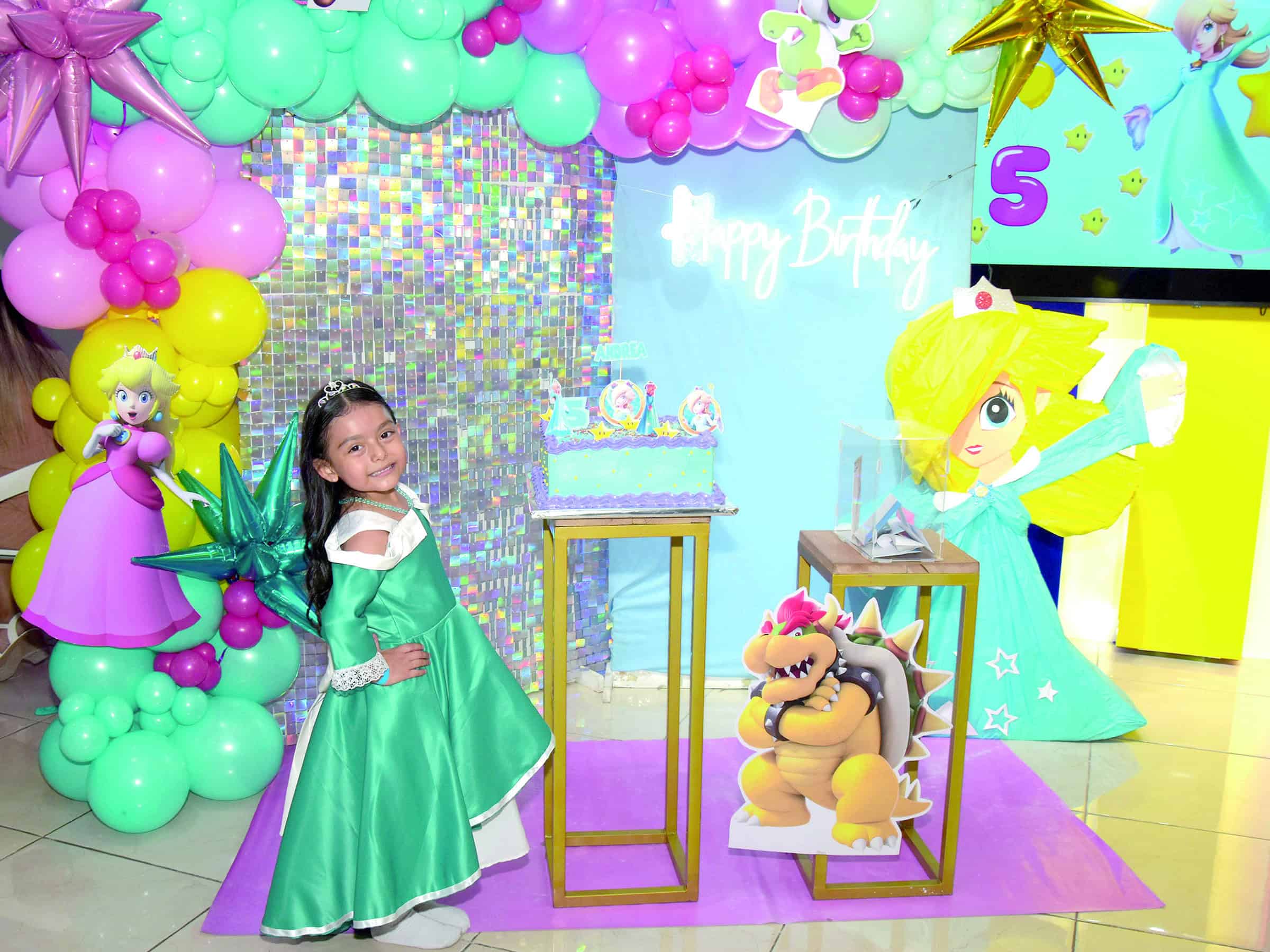 Andrea Zamora celebra su quinto cumplea&ntilde;os