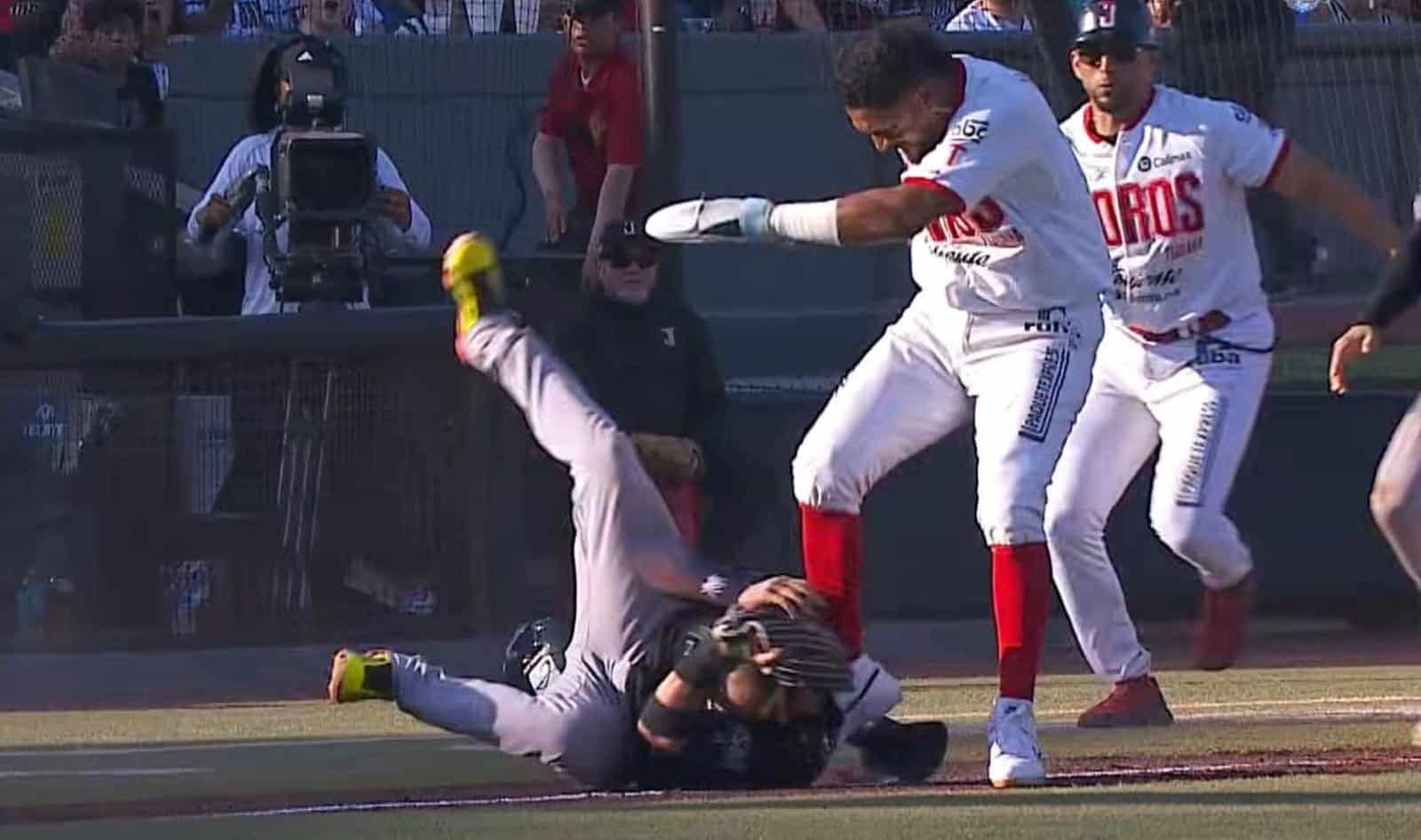 Liga Mexicana de Beisbol multa a Furia Azul y Toros tras pelea