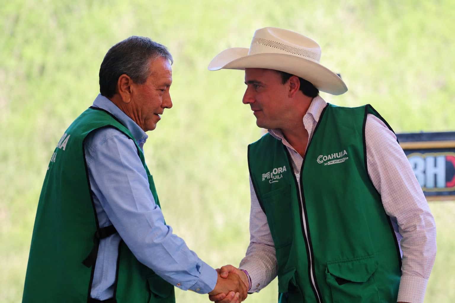 Óscar Ríos Ramírez y Manolo Jiménez impulsan inversiones en San Juan de Sabinas