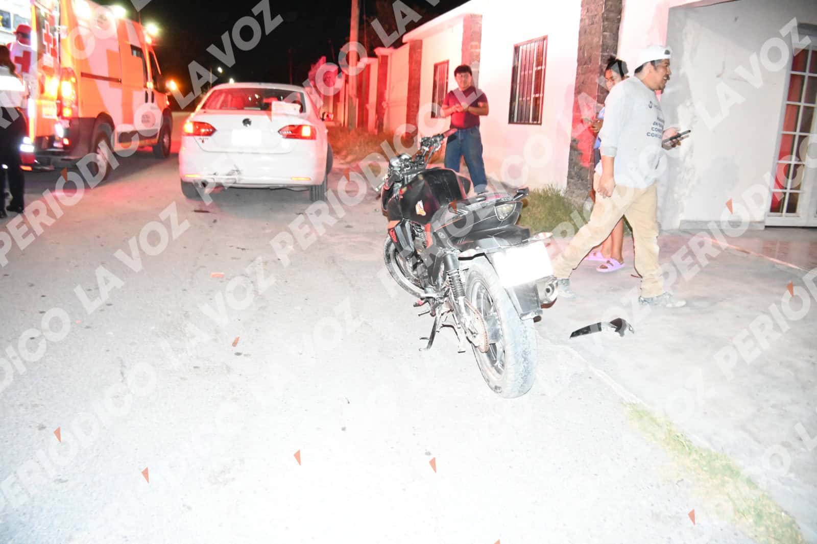 Joven sufre accidente en Monclova tras estrenar motocicleta
