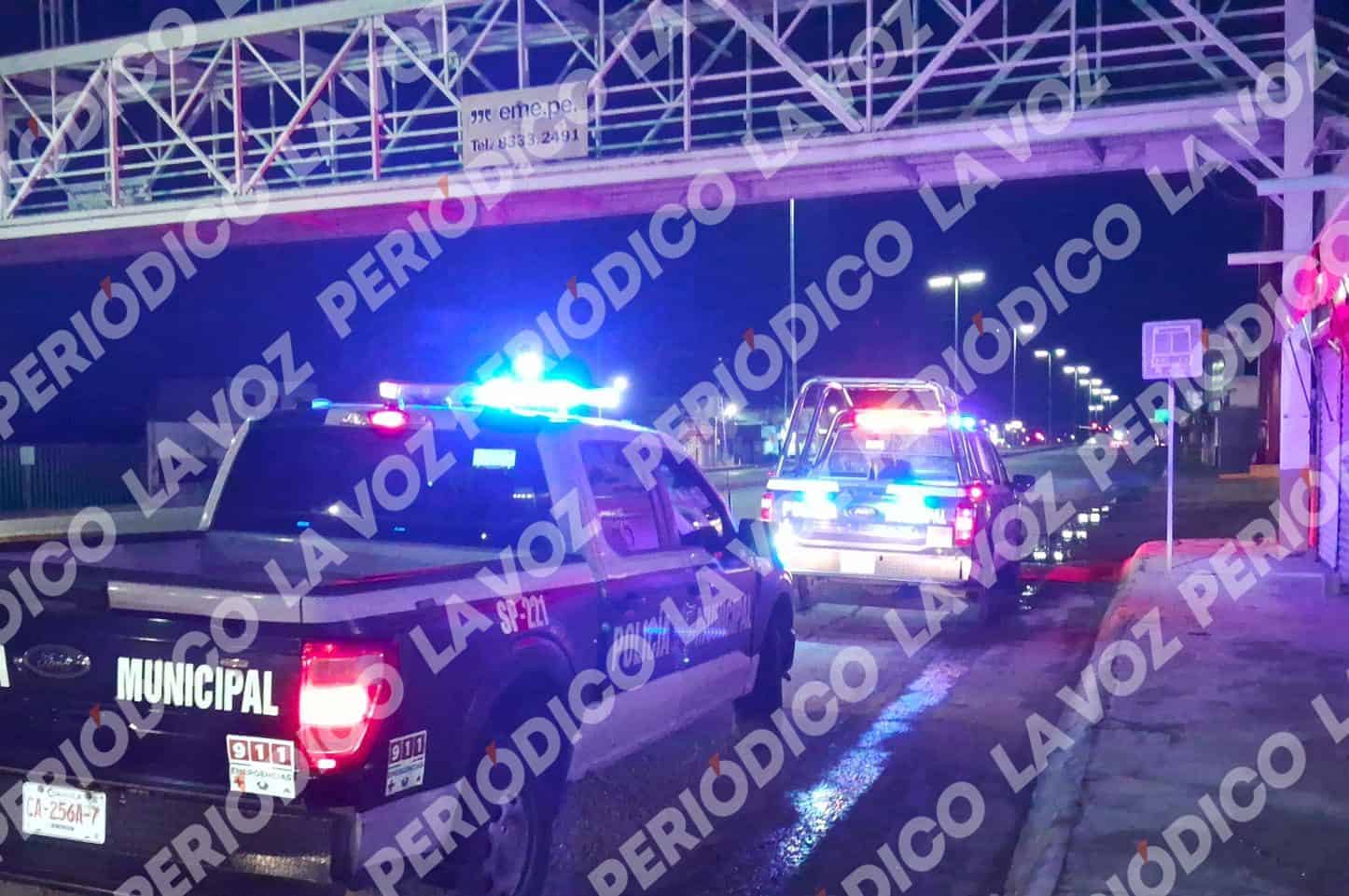 Movilizaci&oacute;n de Seguridad P&uacute;blica en Monclova por alerta en puente peatonal