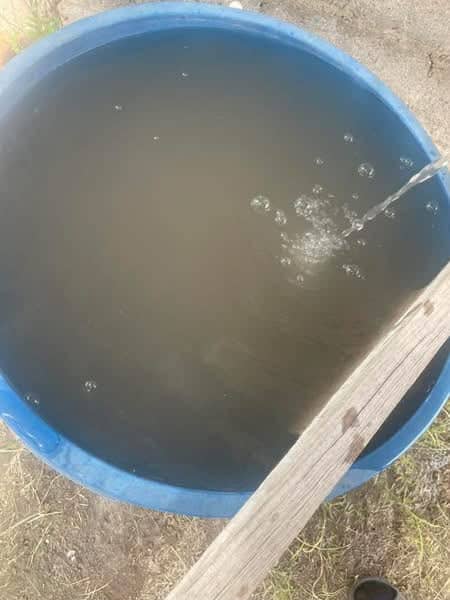 Agua turbia en Frontera por reparación de fuga de SIMAS