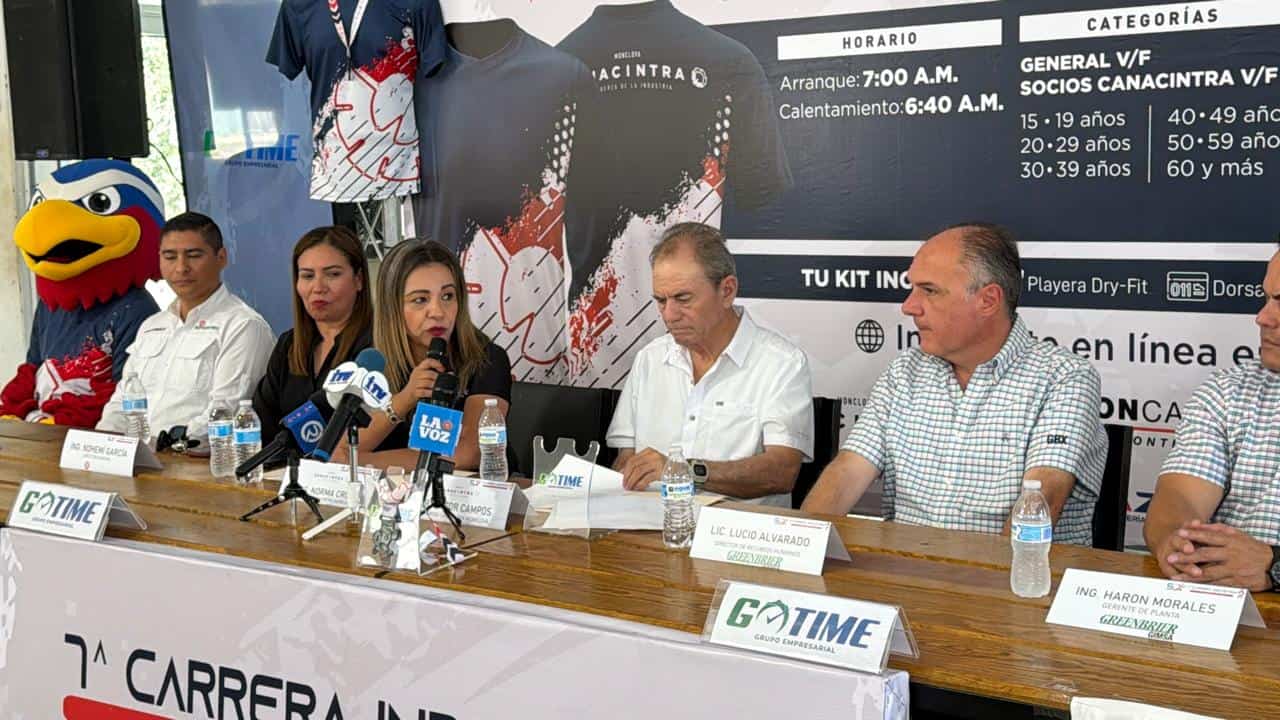 Canacintra Monclova organiza la Carrera Industrial 5K para promover la salud