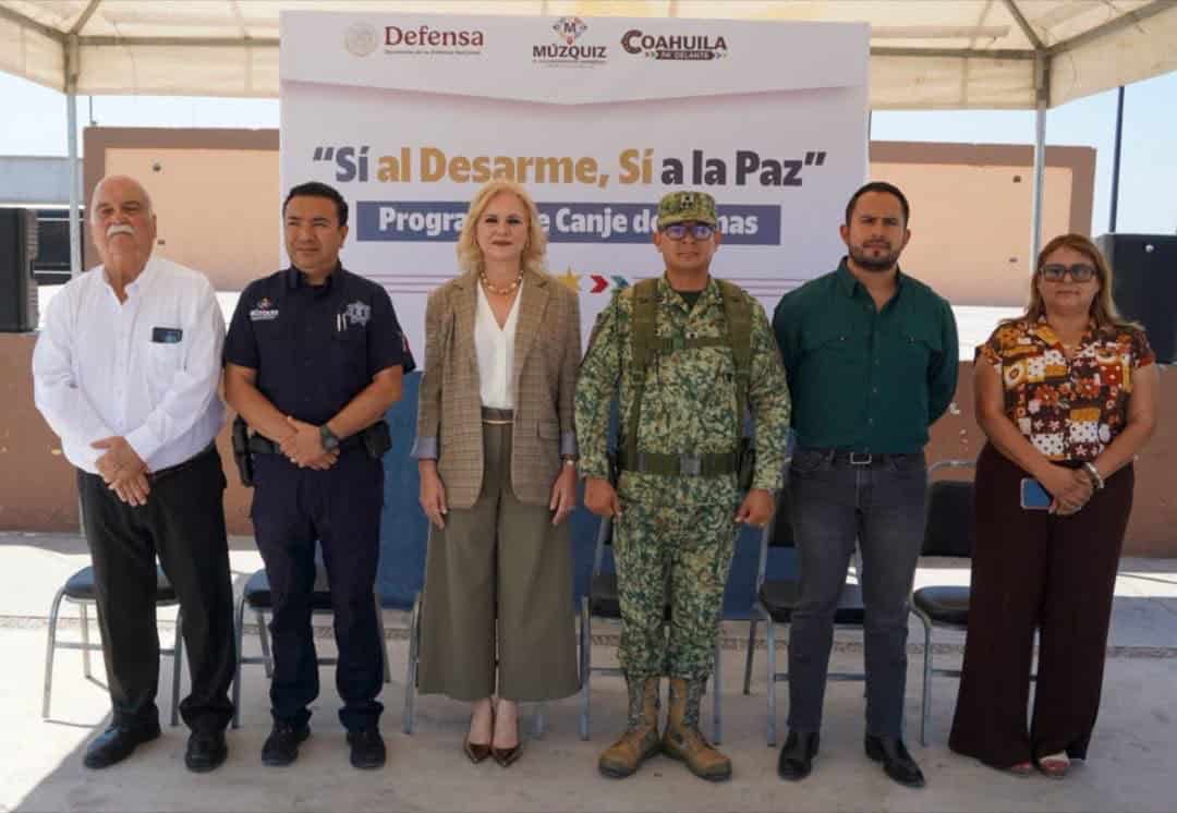 M&uacute;zquiz: Laura Jim&eacute;nez Guti&eacute;rrez promueve el Canje de Armas
