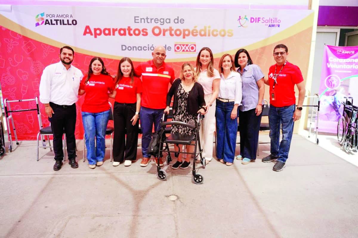 Recibe DIF Saltillo aparatos de ortopedia