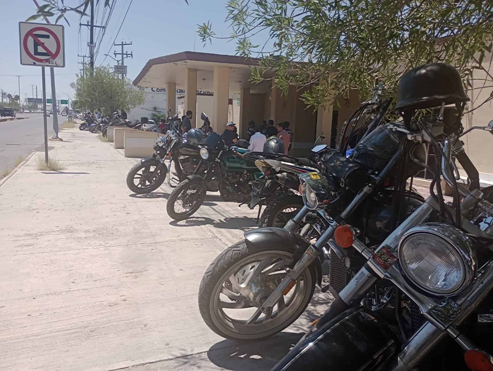 Motociclistas rinden homenaje a Rafael Silva tras su fallecimiento en Saltillo