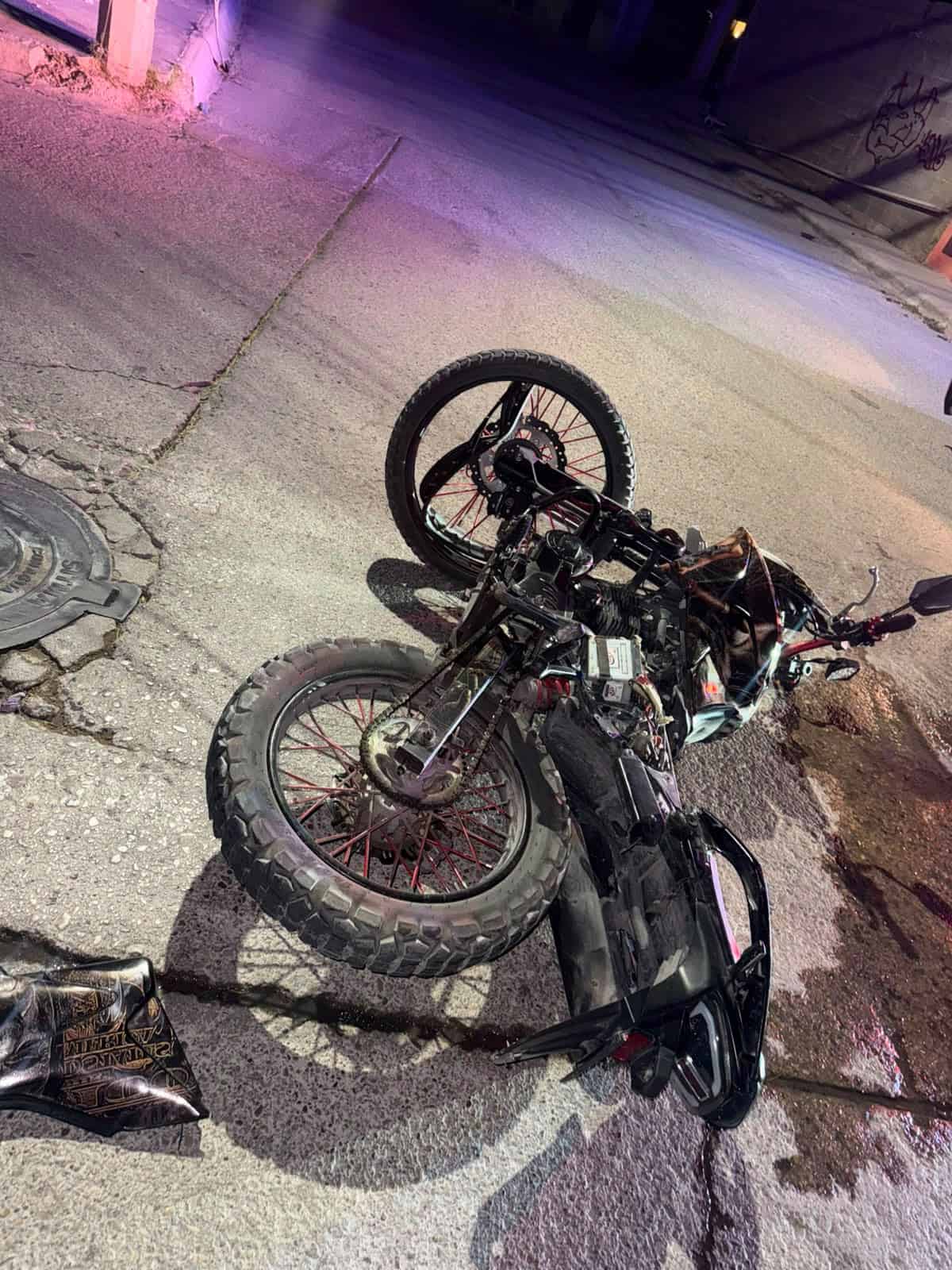 Motociclista trasladado a hospital tras colisión en Ciudad Acuña