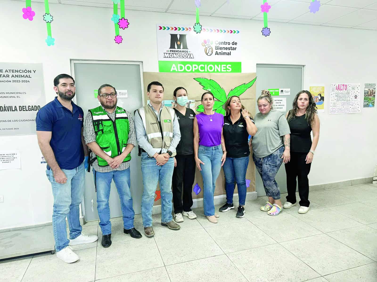 Secretar&iacute;a del Medio Ambiente revisa salud de perros rescatados en Monclova