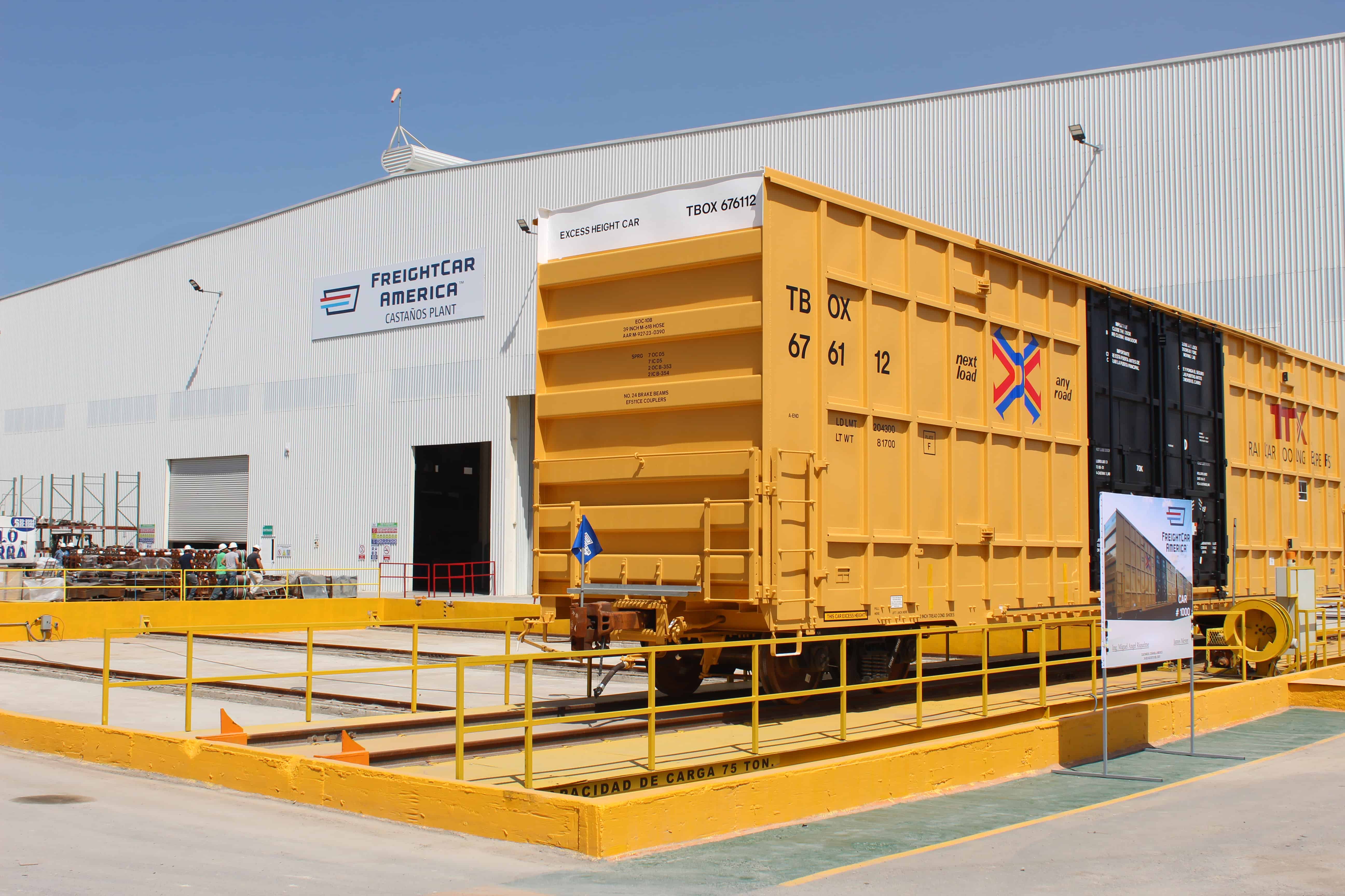 FreightCar America retoma operaciones tras semanas de paro t&eacute;cnico