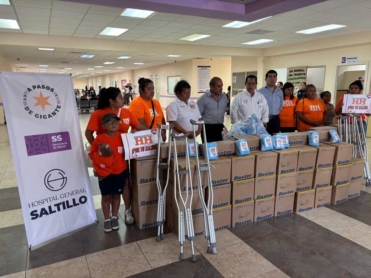 Hagámoslo Hoy por Ti entrega insumos médicos al Hospital General de Saltillo