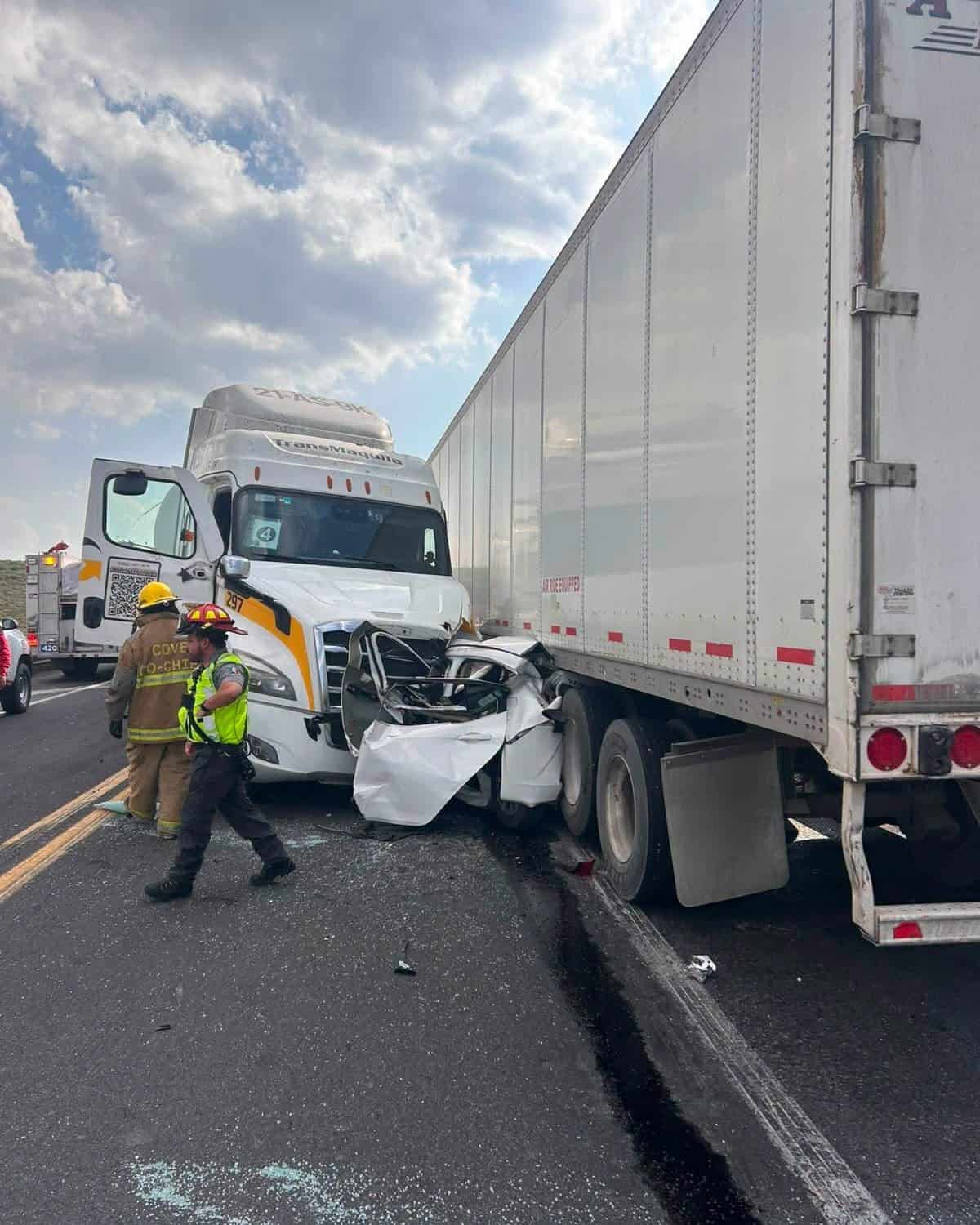 Hombre pierde la vida en accidente m&uacute;ltiple en Ramos Arizpe