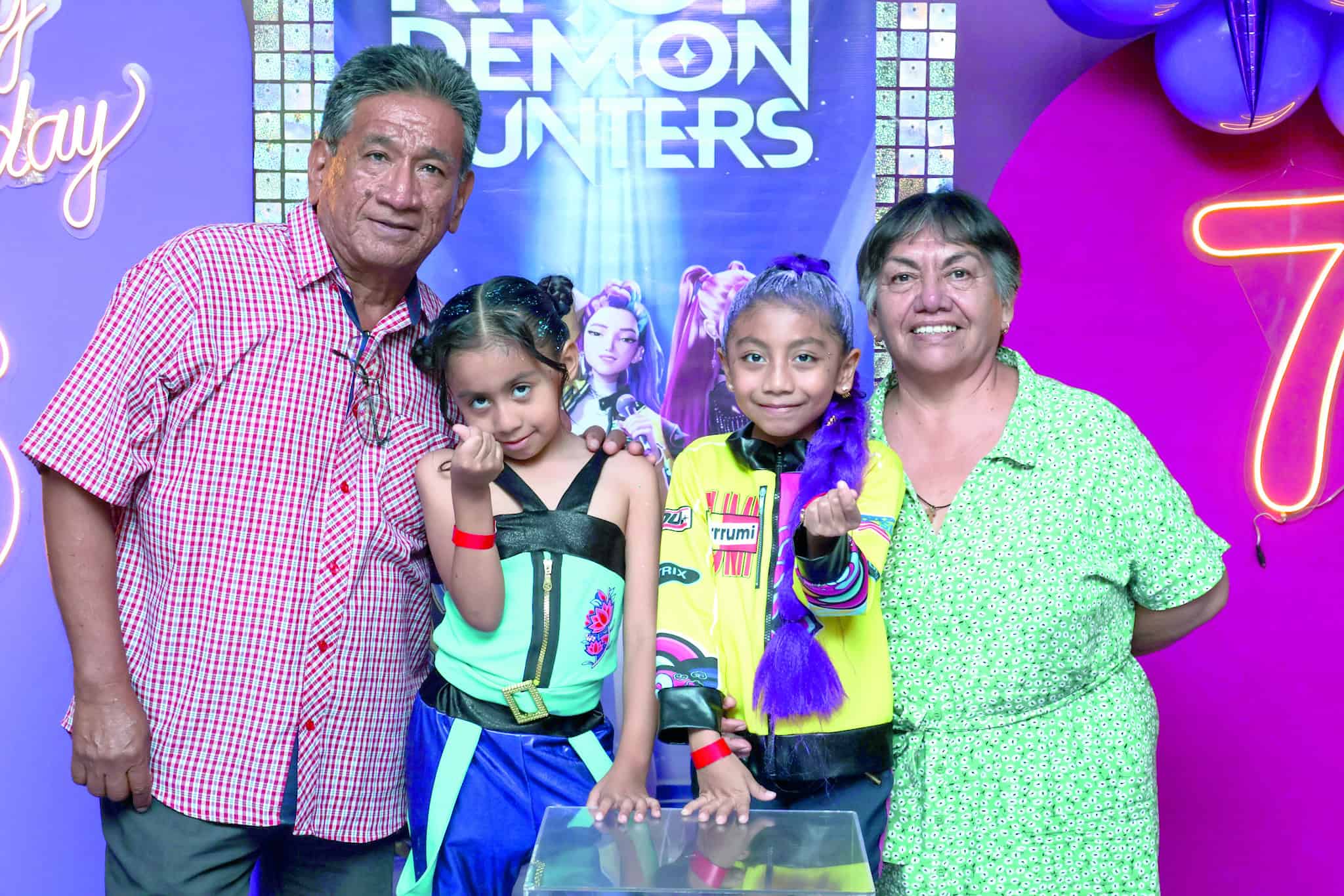 Julieta Ar&eacute;valo y Jimena celebran su cumplea&ntilde;os en familia