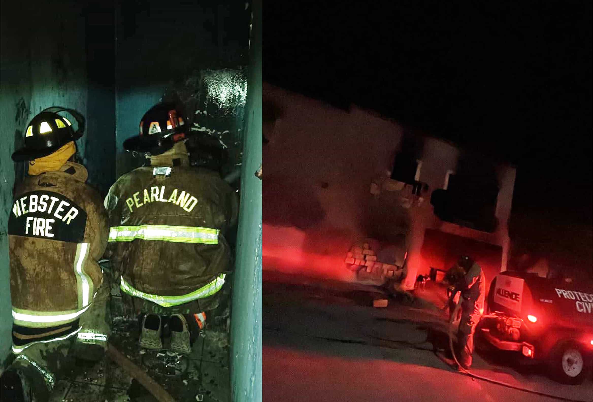 Incendio consume vivienda abandonada en la colonia Nogalar de Allende