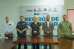 Laura Jiménez coordina reunión de seguridad en Múzquiz