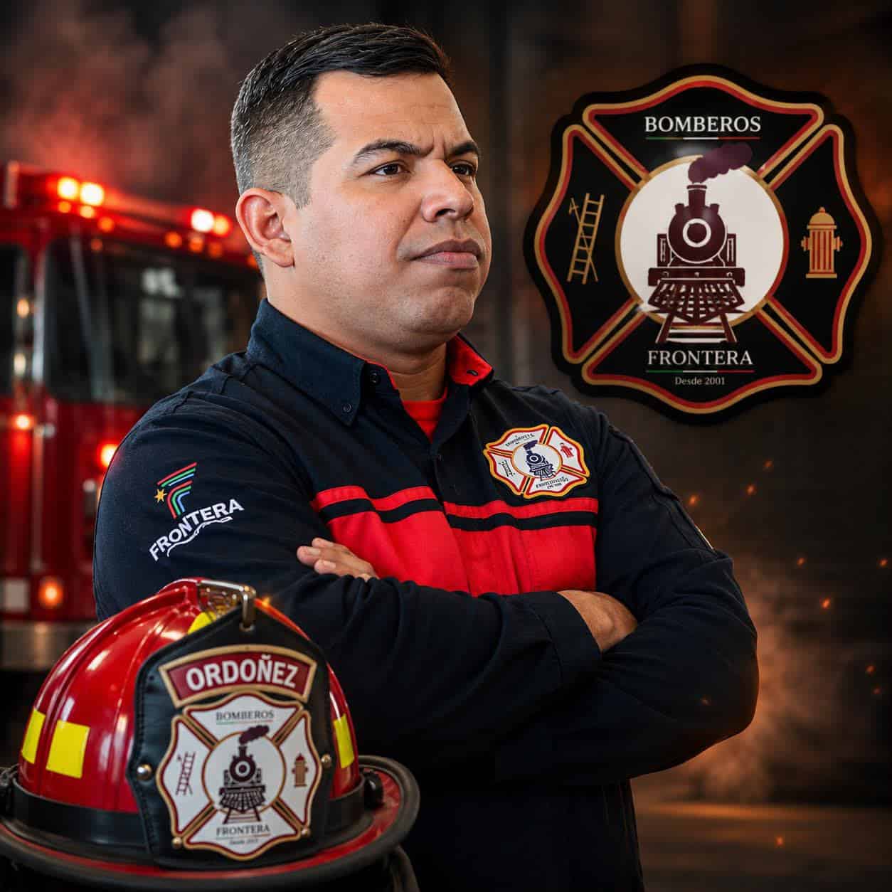 D&iacute;a del Bombero: Jorge Ord&oacute;&ntilde;ez y su hijo destacan en Monclova