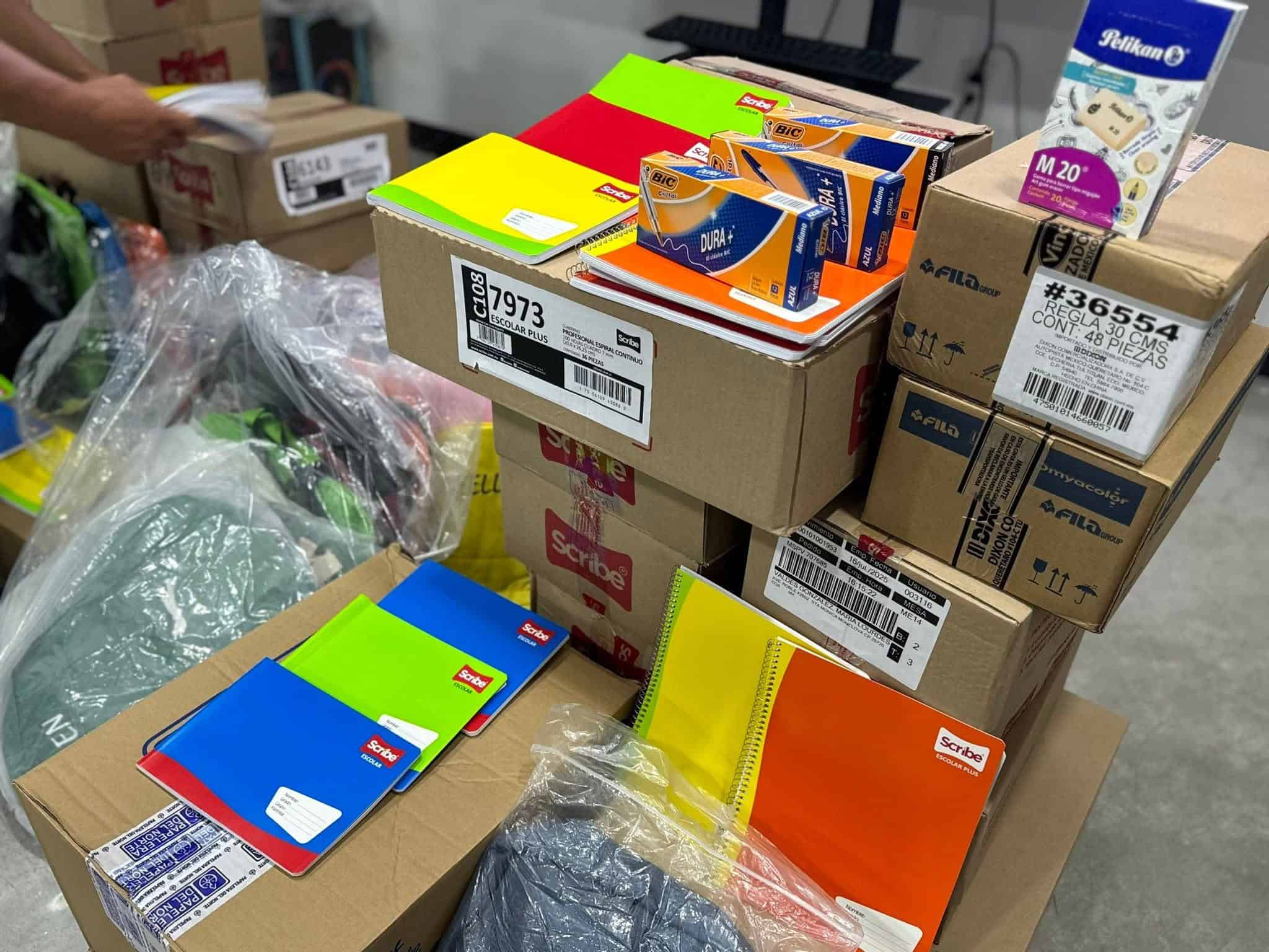 Monclova: Clara Brise&ntilde;o promueve donaciones para alumnos con discapacidad