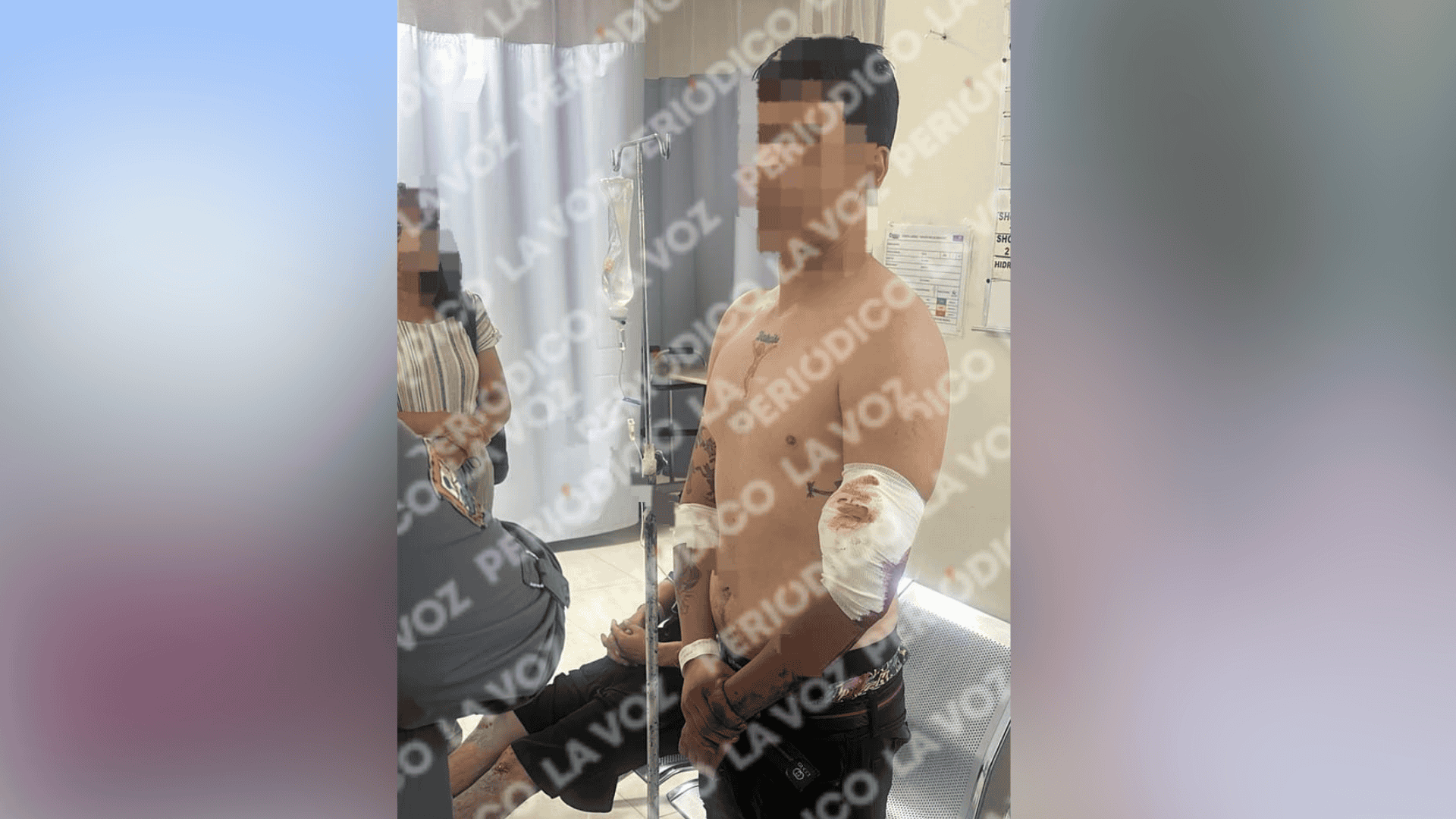 Dos civiles fueron detenidos y trasladados bajo custodia al Hospital General Amparo Pape de Benavides, uno de ellos resultó herido de bala.