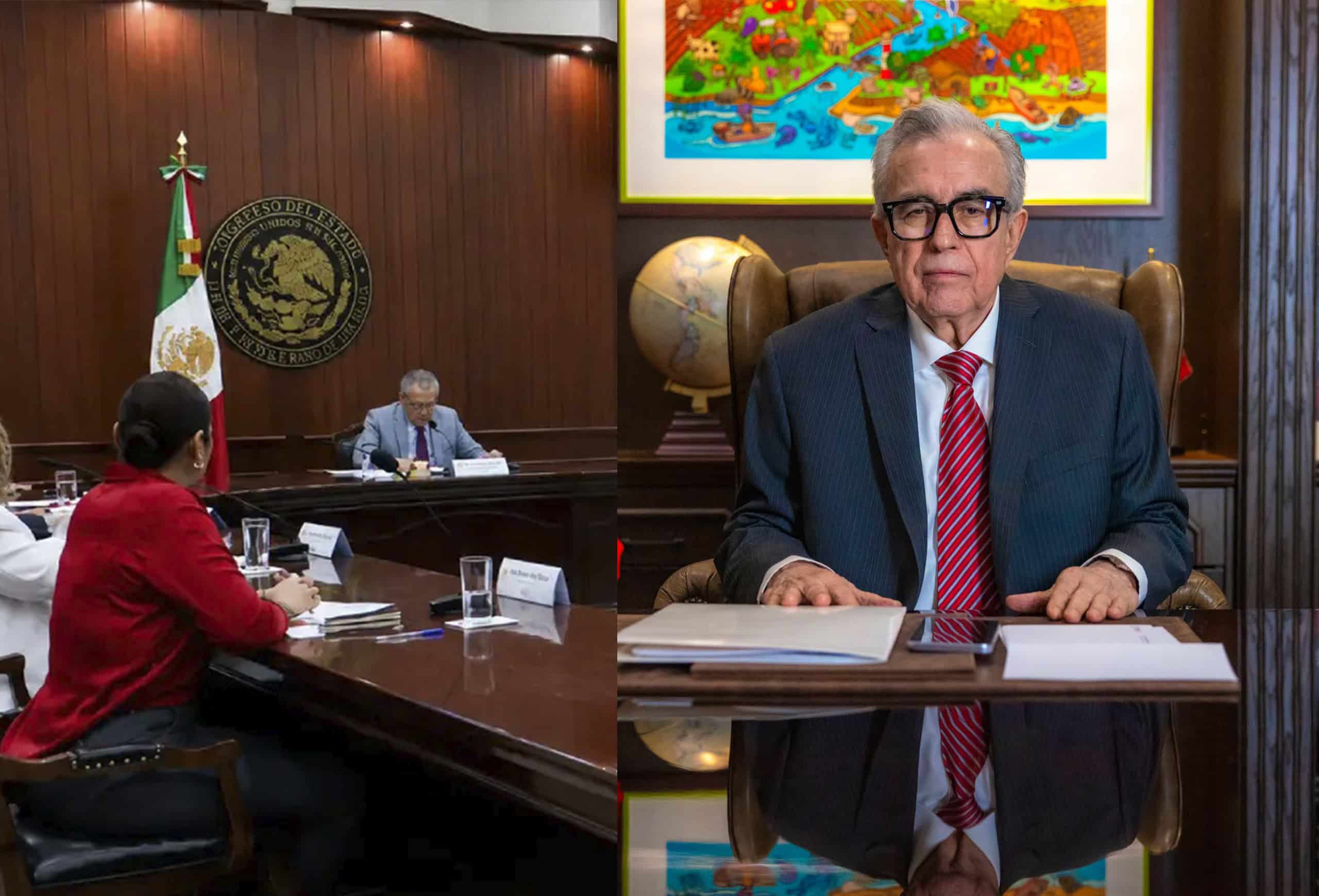 Congreso de Sinaloa avala licencia indefinida de Rubén Rocha Moya