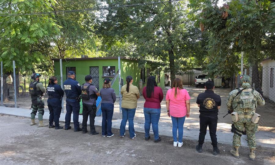 Decomisan metanfetamina Durante cateo de vivienda