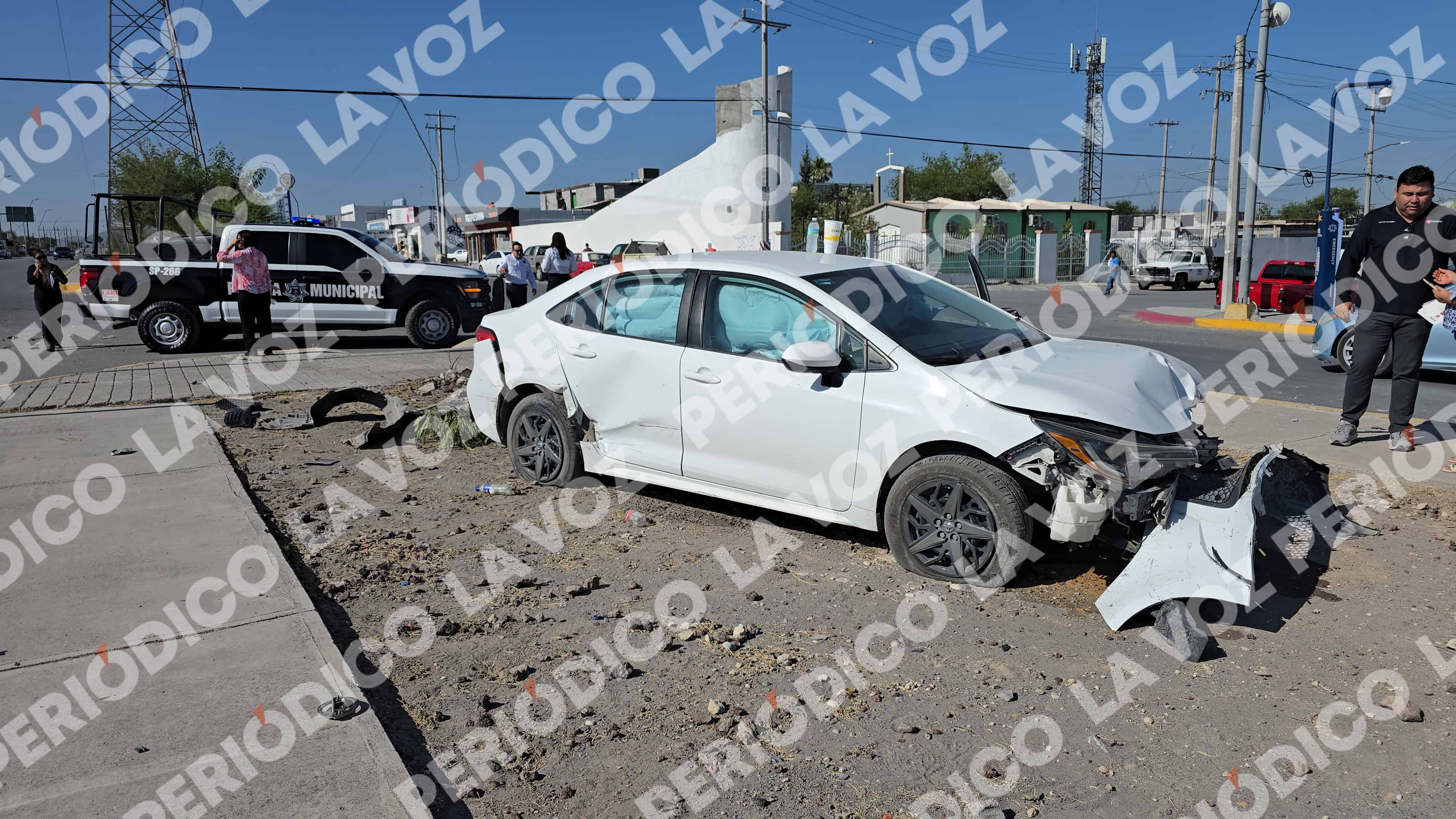 Leticia Carranza provoca fuerte accidente en Monclova