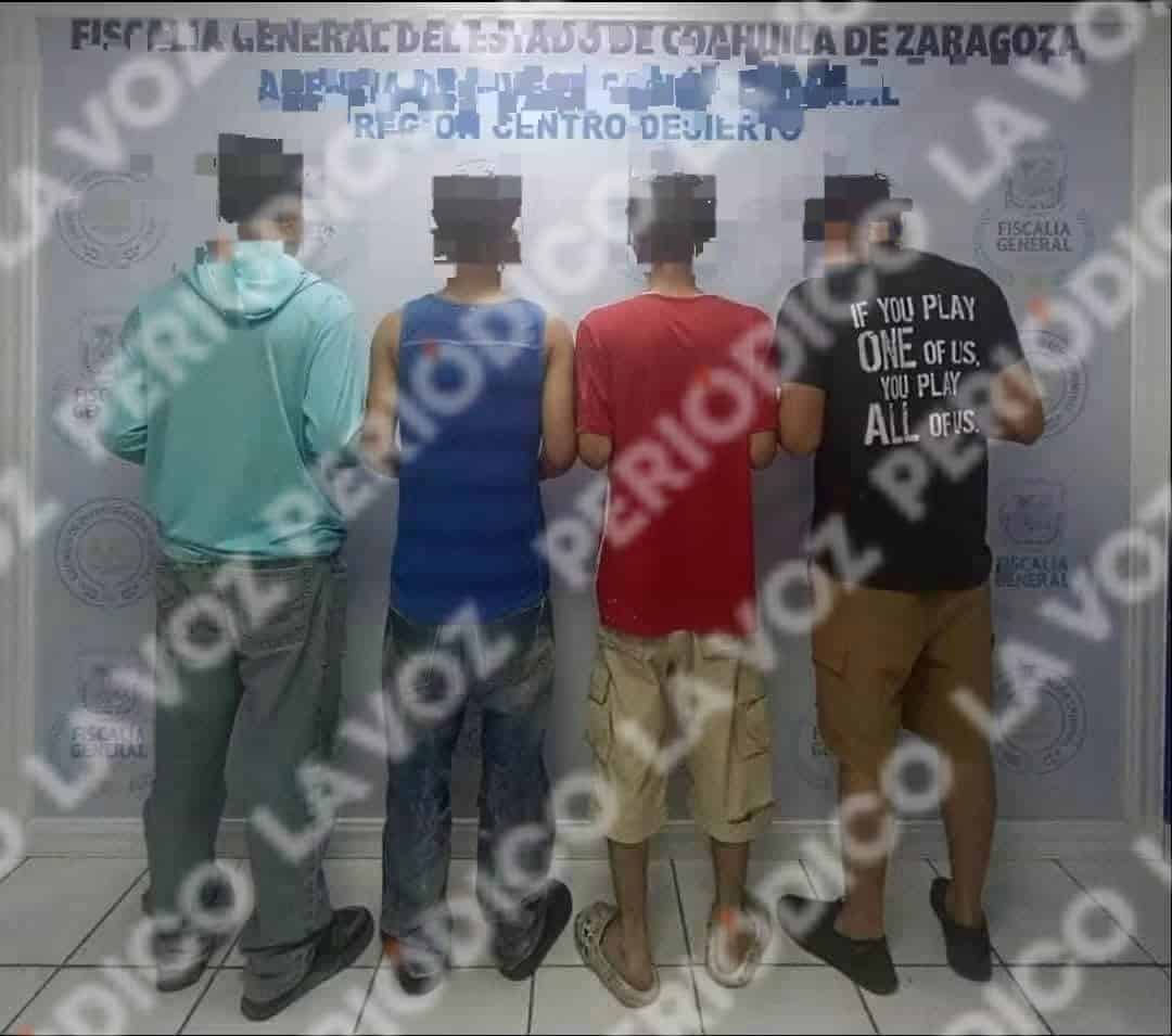 Capturan a cuatro menores por robo en escuelas
