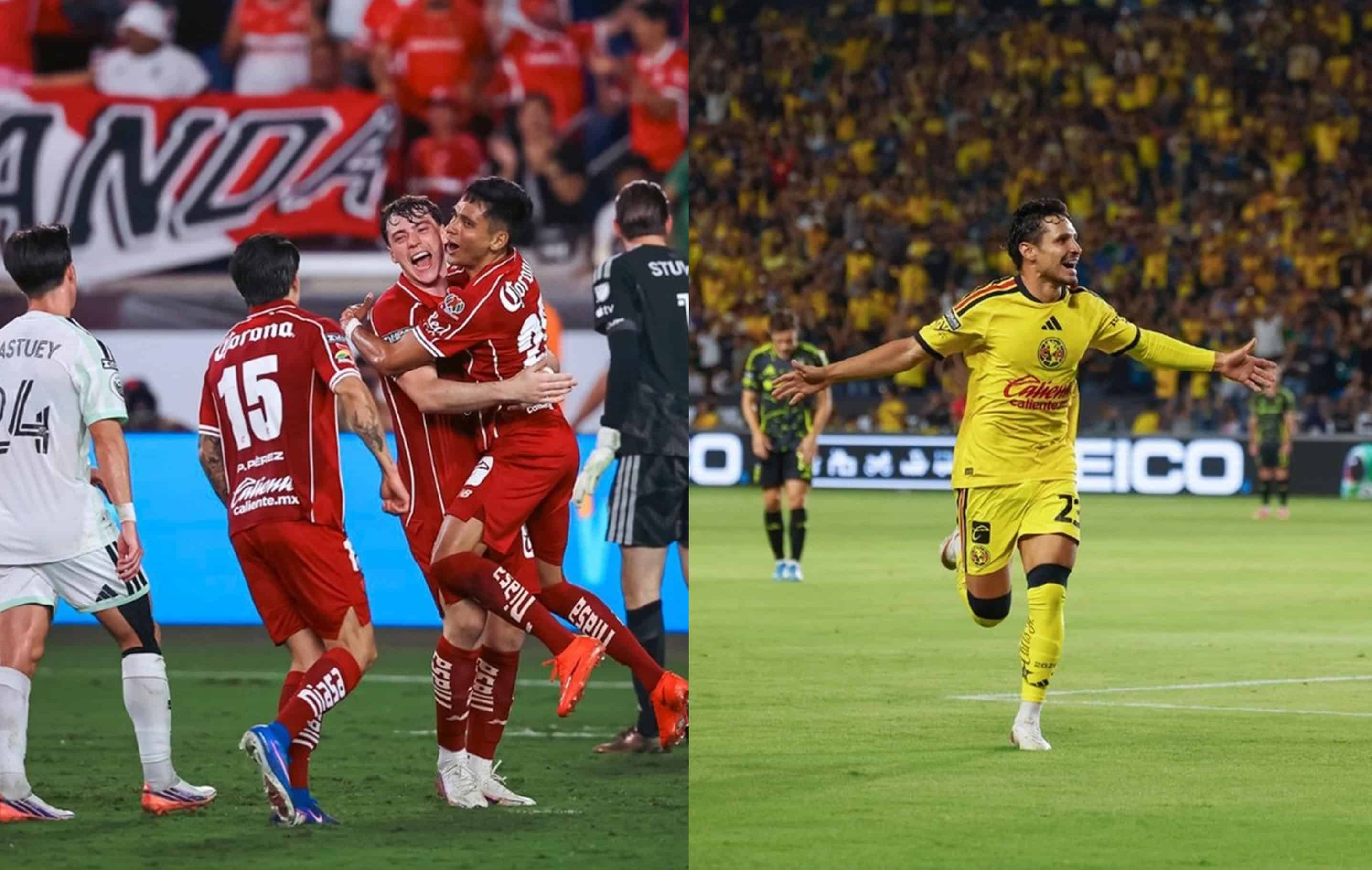Toluca y América dejan fuera a la MLS y van por el título de la Leagues Cup