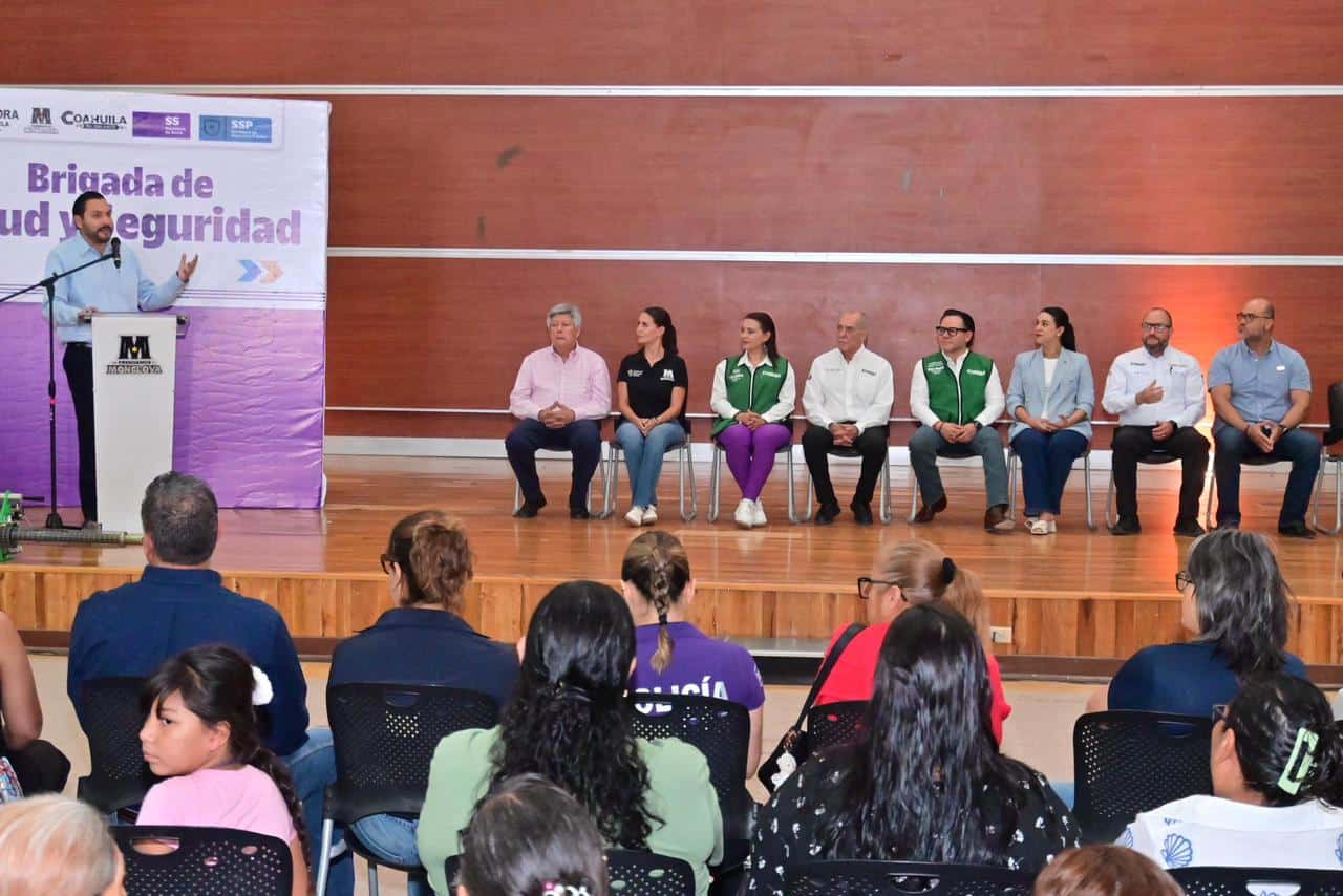 Monclova recibe atención médica y seguridad en Macrobrigada
